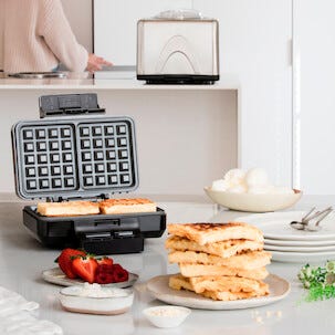 Wilfa BW-1000B belgiskt våffeljärn, dubbelt