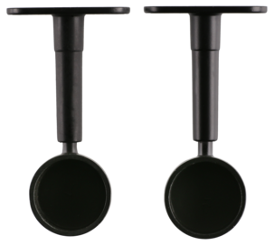 Rörhållare för 25 mm rör sluten gavel , 2-pack