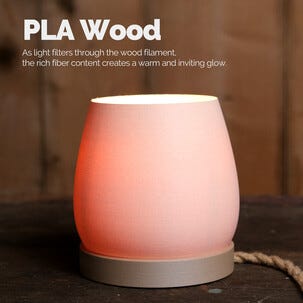 Addnorth PLA Wood Filament tre 1,75 mm, 500 g