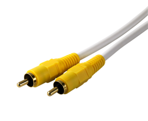 Hvit tilkoblingskabel