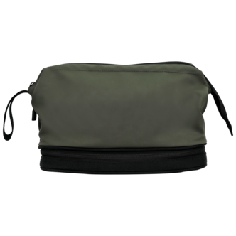 Toalettmappe dame og herre, 2 rom, grønn