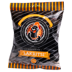 Kouvolan Lakritsbitar Karamell havssalt, 250 g