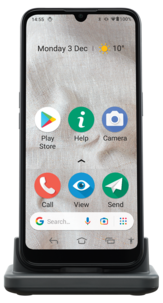 Doro 8110 mobiltelefon med trygghetsknapp