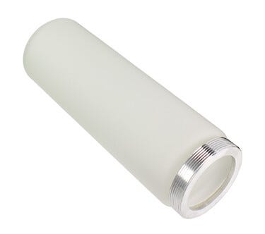Glas till Northlight badrumsbelysning med aluminiumgänga