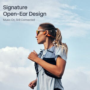 Shokz OpenRun Pro 2 Mini, open-ear, bone conduction-hodetelefoner