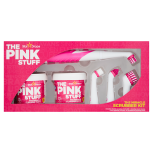 The Pink Stuff Miracle Scrubber Kit, 1 x borste, 2 x paste