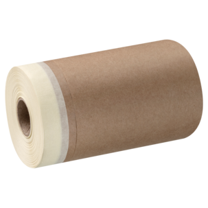 Dekkpapp med maskeringstape, 18 cm x 20 meter