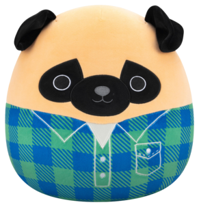 Squishmallow Prince Pug Pehmolelu, 30 cm