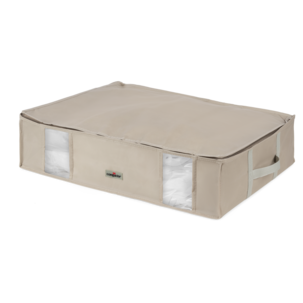 Tyhjiöpussi ja säilytyslaatikko, pinottava