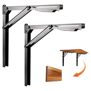 Cocraft fällbar konsol av metall, 58 x 56 cm, 2-pack