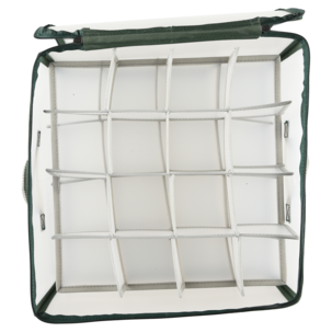 Nordfjord Joulupallojen säilytyslaukku läpinäkyvä 64 lokeroa