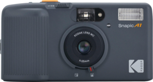 Kodak Snapic A1 analog kamera med glasobjektiv