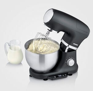 Severin kjøkkenmaskin med vekt 5,5 liter, KM 3898