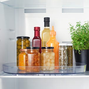 Liten glasburk med skruvlock 290 ml, 4-pack