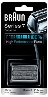 Braun 70S series 7, rakhuvud silver 