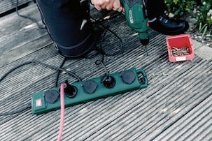 Brennenstuhl 5-osainen jatkojohto ulkokäyttöön, 5 m