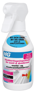HG svette- og deodorantflekkfjerner, 250 ml