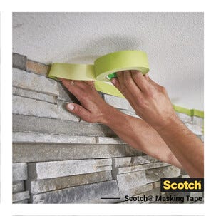 Scotch grön maskeringstejp för grova ytor, 36 mm x 41 m