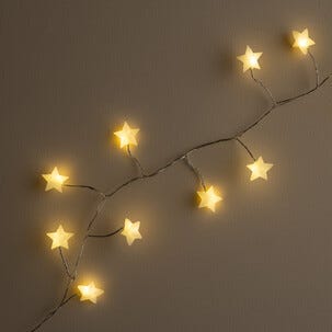 Paristokäyttöinen valoketju,tähti Northlight, 2 m