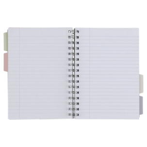 Ämnesblock ljusgrå 4 avdelare, FSC-märkt