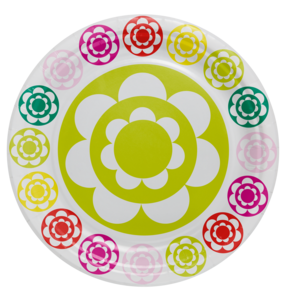 Papperstallrikar med dekor,