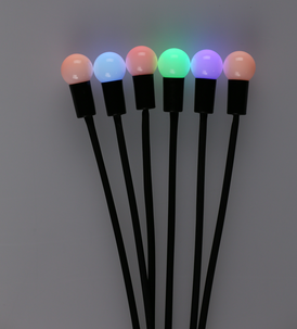 Firefly lysande trädgårdsdekoration solcell RGB