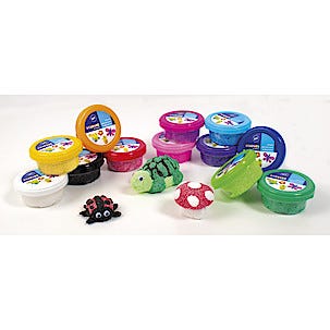 Pärllera Foam Clay, 12-pack, från 3 år