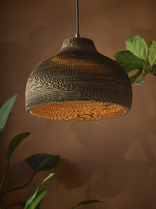 Osram Cardboard Hat taklampa E27 brun 36 cm