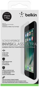 Skärmskydd för iPhone 7 Plus, 8 Plus, Belkin ScreenForce InvisiGlass Ultra