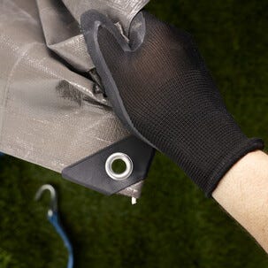 Trädgårdshandskar, svarta