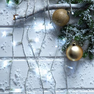 Istappsslinga kallvit LED, Northlight, påbyggnadsbar