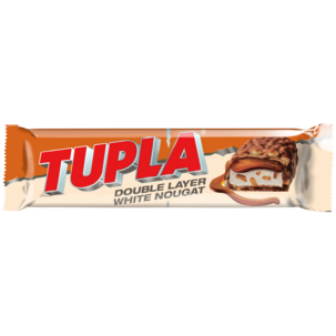 Tupla Double Layer White Nougat Suklaapatukka, 48 g