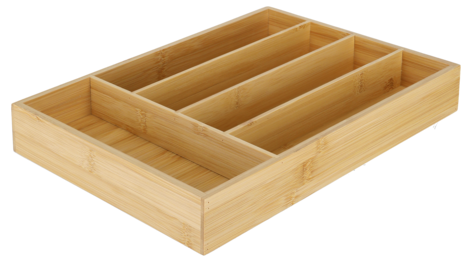 Besticklåda bambu 25,5 x 36 x 5,5 cm