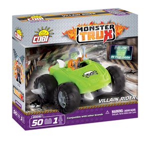 Byggklossar grön monstertruck, Cobi