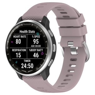Silikoniranneke Garmin-älykelloihin, 22 mm