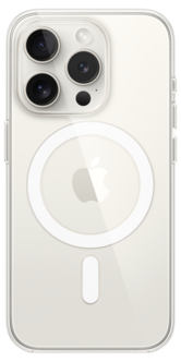 Mobildeksel med MagSafe for iPhone 15 Pro, Apple Clear Case