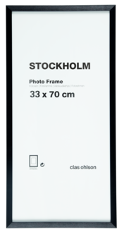 Fotoram Stockholm, svart