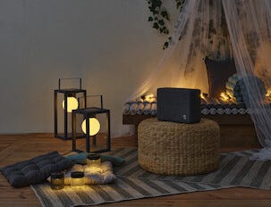 Balkongmatta randig 80 x 200 cm 