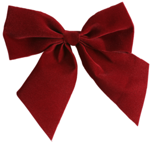 Rosetter till julgranen, röda 4-pack