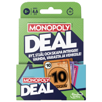 Monopoly Deal kortspel, Hasbro, från 8 år