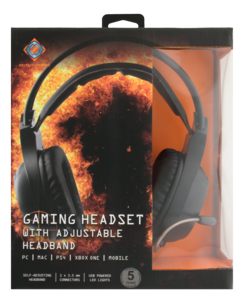 Pelikuulokkeet Deltaco DH210