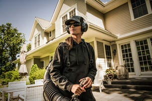 3M WorkTunes Connect + Solar hörselkåpor med Bluetooth