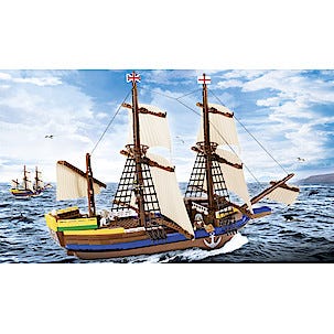 Cobi byggeklosser, skipet Mayflower