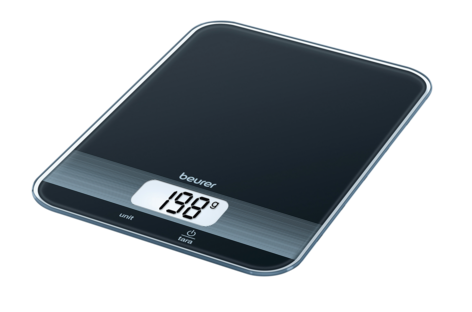 Beurer KS 19 digital köksvåg med glasplatta, upp till 5 kg
