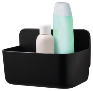 Tesa Lavaa duschkorg självhäftande, svart