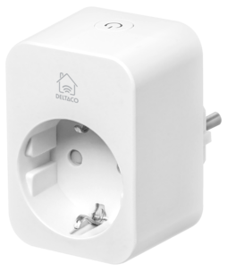 Deltaco SH-P01E16 smart plug med elmätare 16 A
