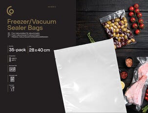Vakuumpåsar mat stora 28x40 cm 35-pack