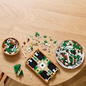 LEGO Icons Puutarha ja suihkulähde 10359, yli 18-vuotiaille