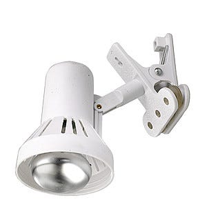 Kohdevalaisin nipistimellä