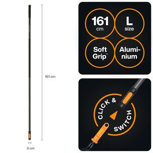 Fiskars OneClick skaft L, 161 cm